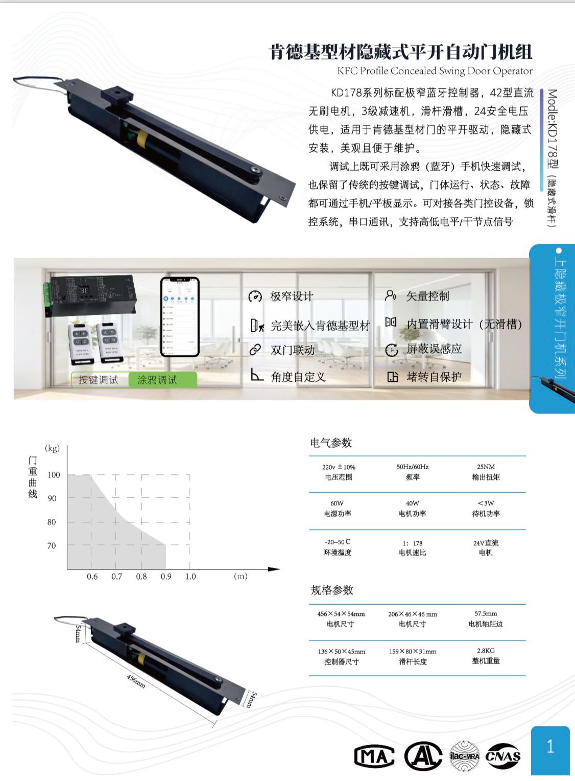 郑州肯德基型材隐藏式平开自动门机组